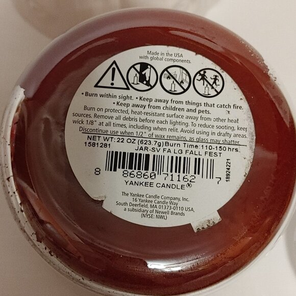 Yankee Candle Festive As... Jar Candle BNWT 22oz - Picture 5 of 5